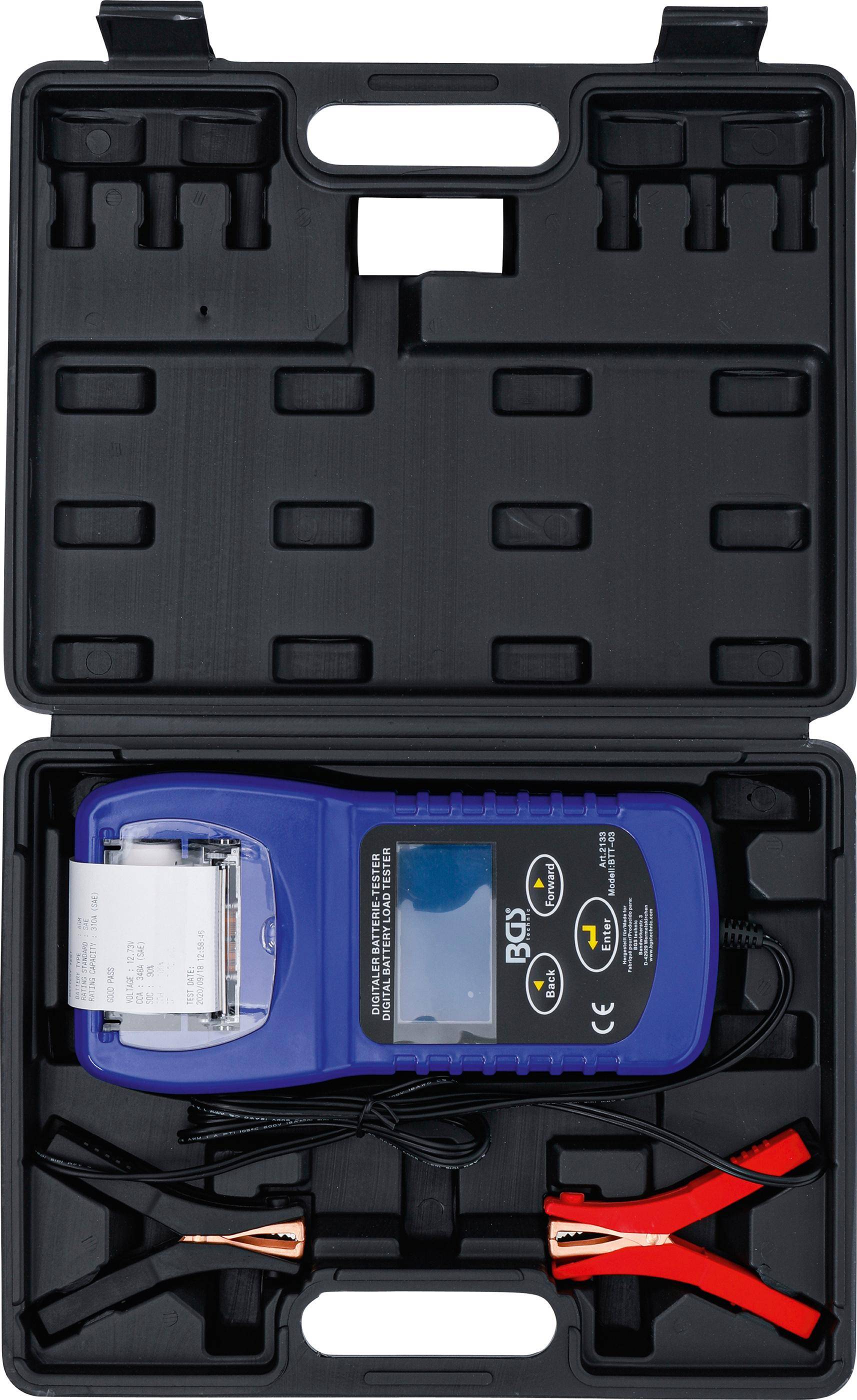 BGS Digitaler Batterie- und Ladesystem-Tester | mit Drucker