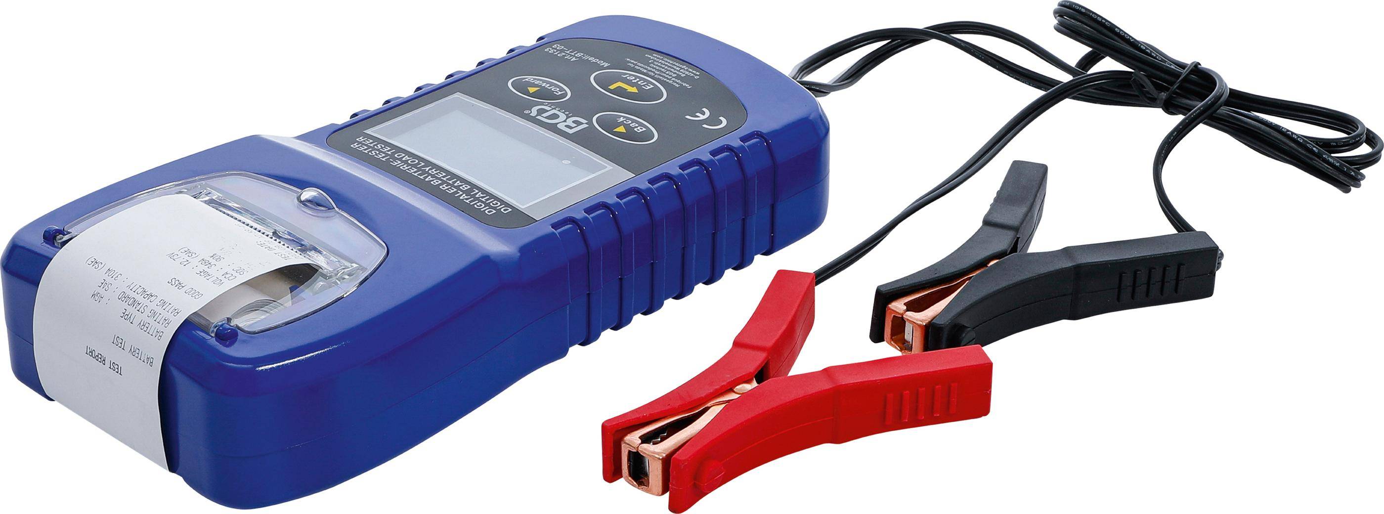BGS Digitaler Batterie- und Ladesystem-Tester | mit Drucker