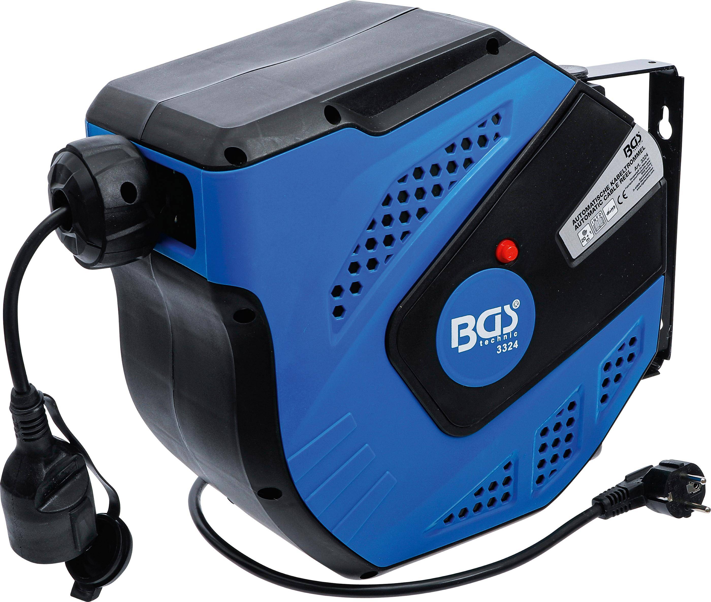 BGS technic Automatische Kabeltrommel | 20 m