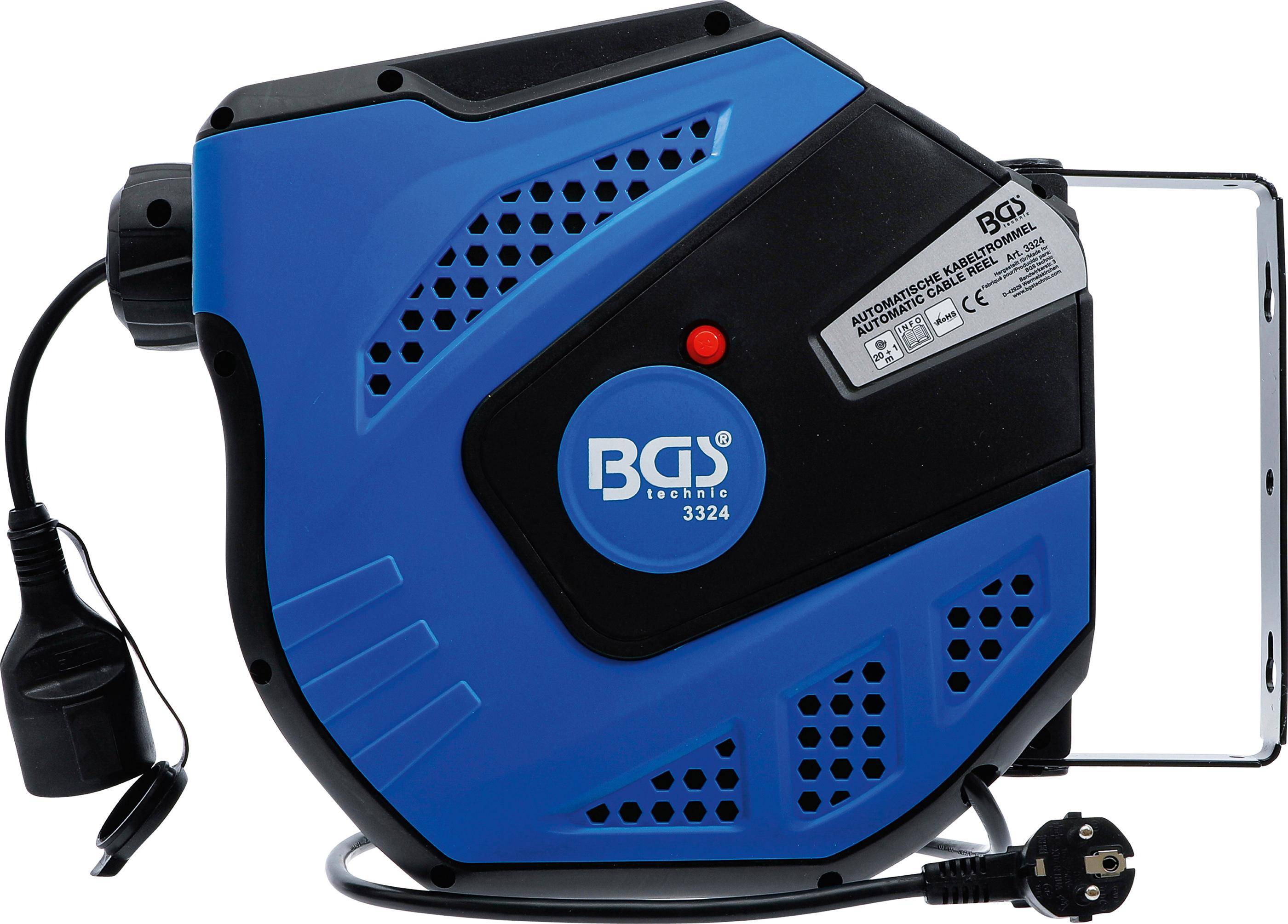 BGS technic Automatische Kabeltrommel | 20 m