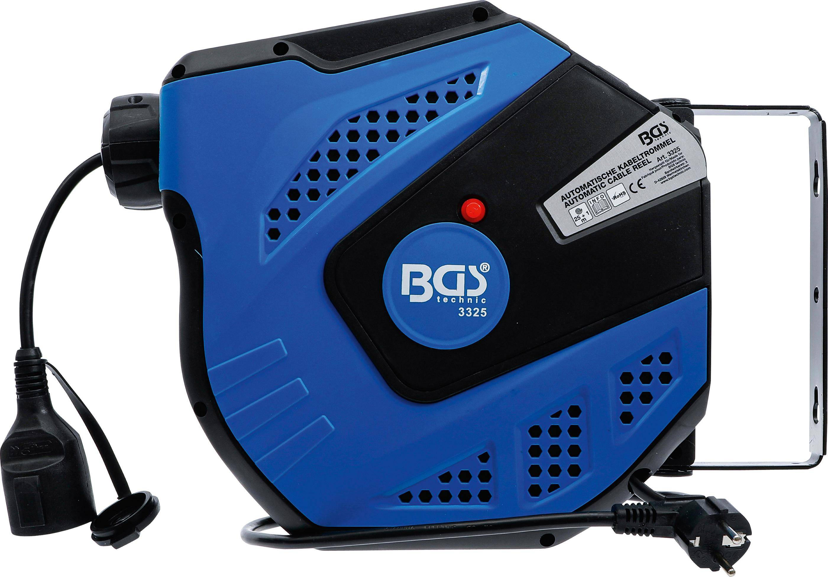 BGS technic Automatische Kabeltrommel | 25 m