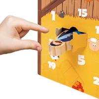 yoamo Spielkrippe Adventskalender für Kinder mit 24 Holzfiguren, hochwertigem Spielkoffer und Weihnachts-Geschichte, 27-teilig (1 Set) yoamo Spielkrippe Adventskalender für Kinder mit 24 Holzfiguren, hochwertigem Spielkoffer und Weihnachts-Geschichte, 27-teilig (1 Set)