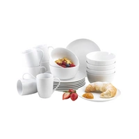 Mäser 993650 Barca Frühstücksset, Porzellan, weiß, 18-teilig (1 Set) Mäser 993650 Barca Frühstücksset, Porzellan, weiß, 18-teilig (1 Set)