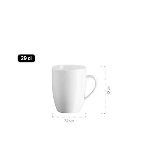 Mäser 993650 Barca Frühstücksset, Porzellan, weiß, 18-teilig (1 Set) Mäser 993650 Barca Frühstücksset, Porzellan, weiß, 18-teilig (1 Set)