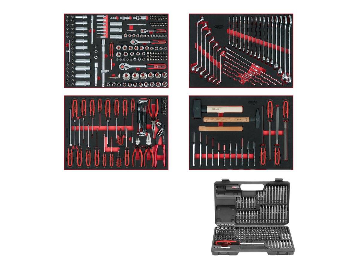 KS TOOLS Universal - Werkzeugset - 515 Stücke - in Schubladeneinsatz / Koffer