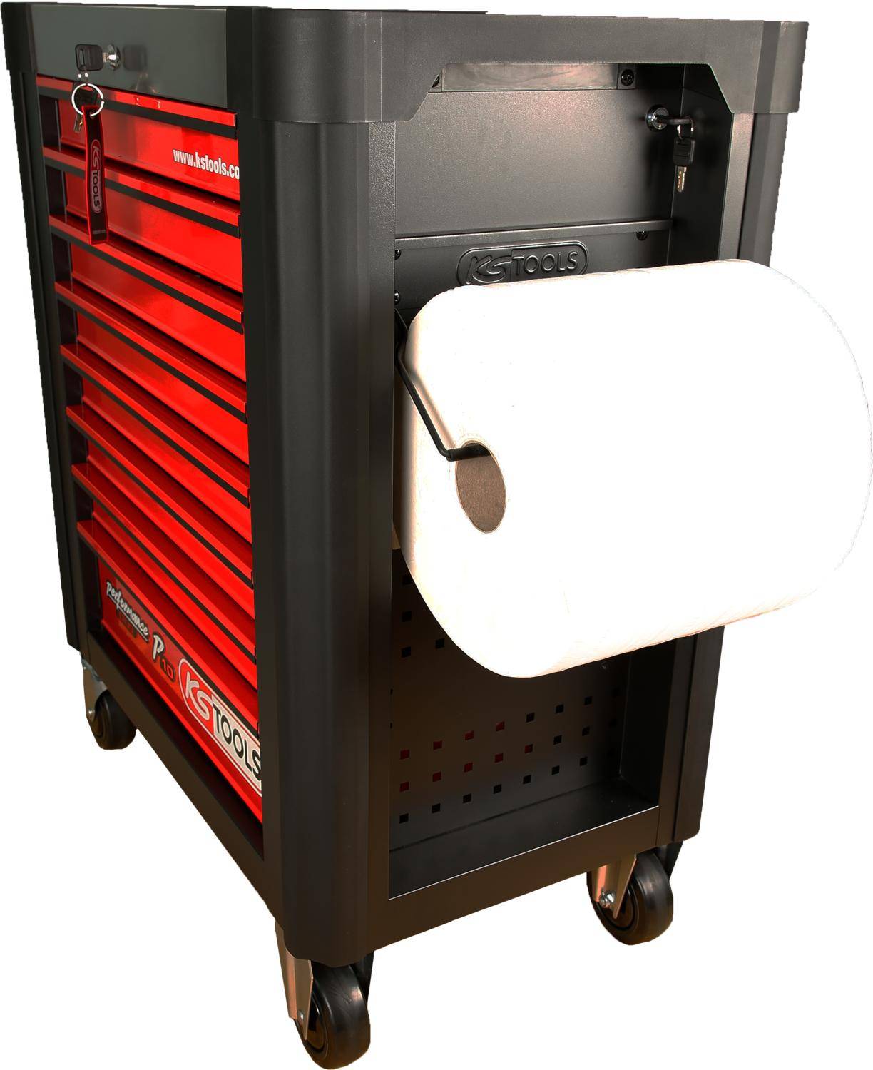 KS TOOLS PERFORMANCEplus Werkstattwagen e10 mit 164 isolierten