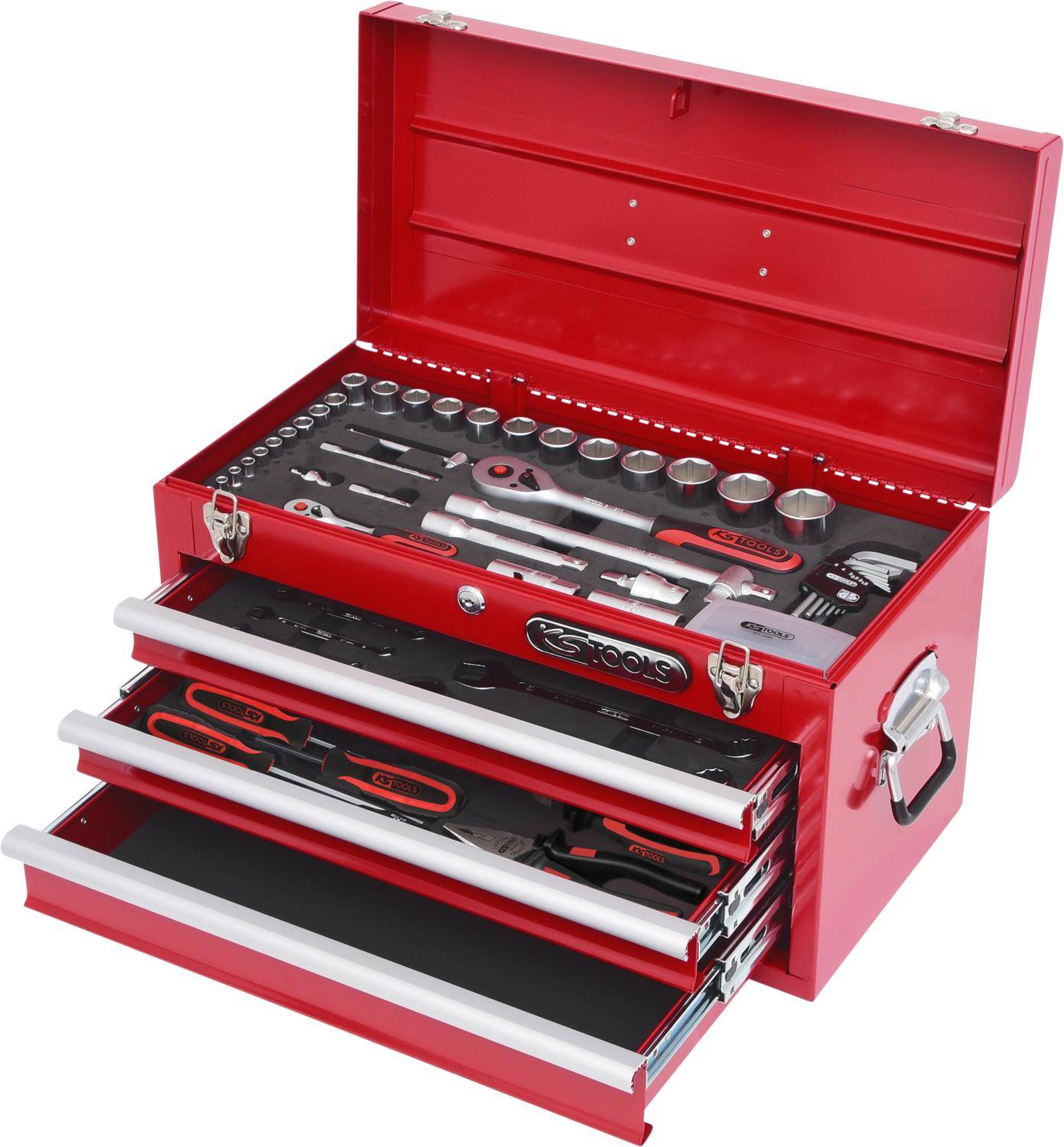 KS TOOLS 1/4"+1/2" Werkzeug-Satz, 100-tlg