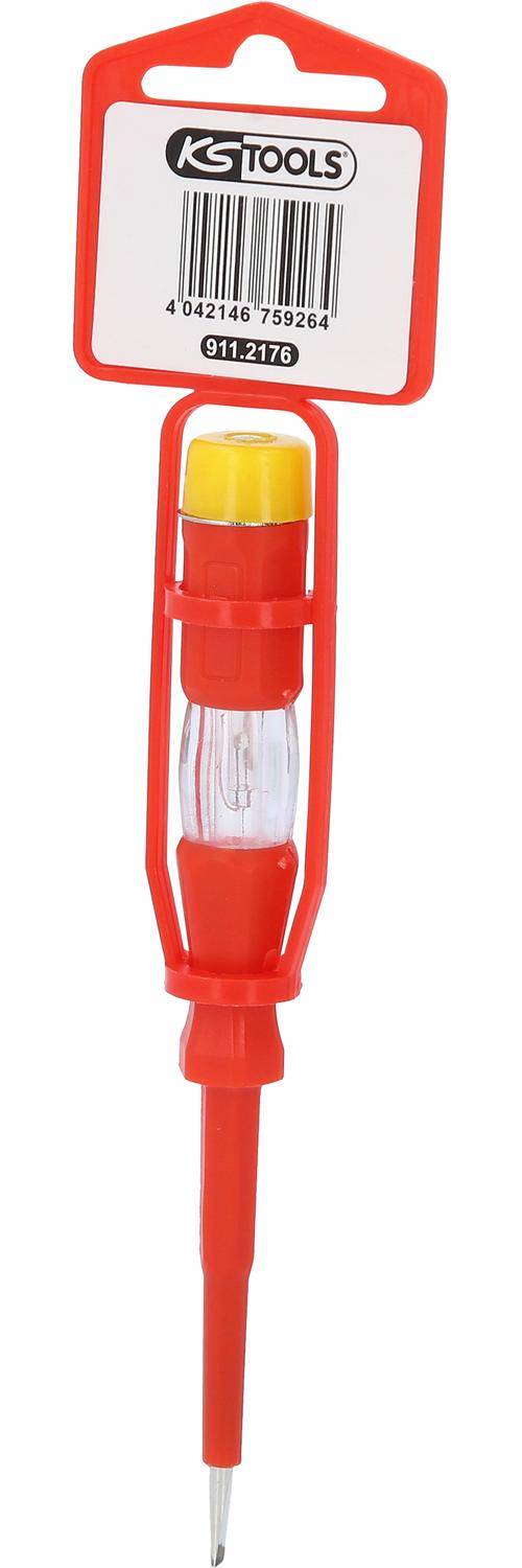 KS TOOLS Spannungsprfer mit Schutzisolierung 100-500 V, 140mm