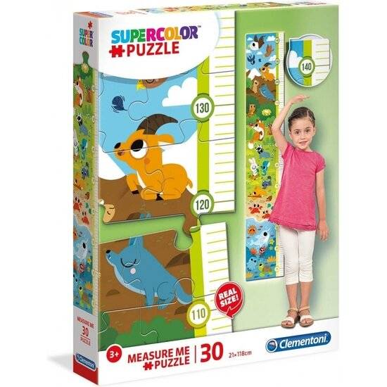 CLEMENTONI Puzzle Meterware Tiere 30 Teile