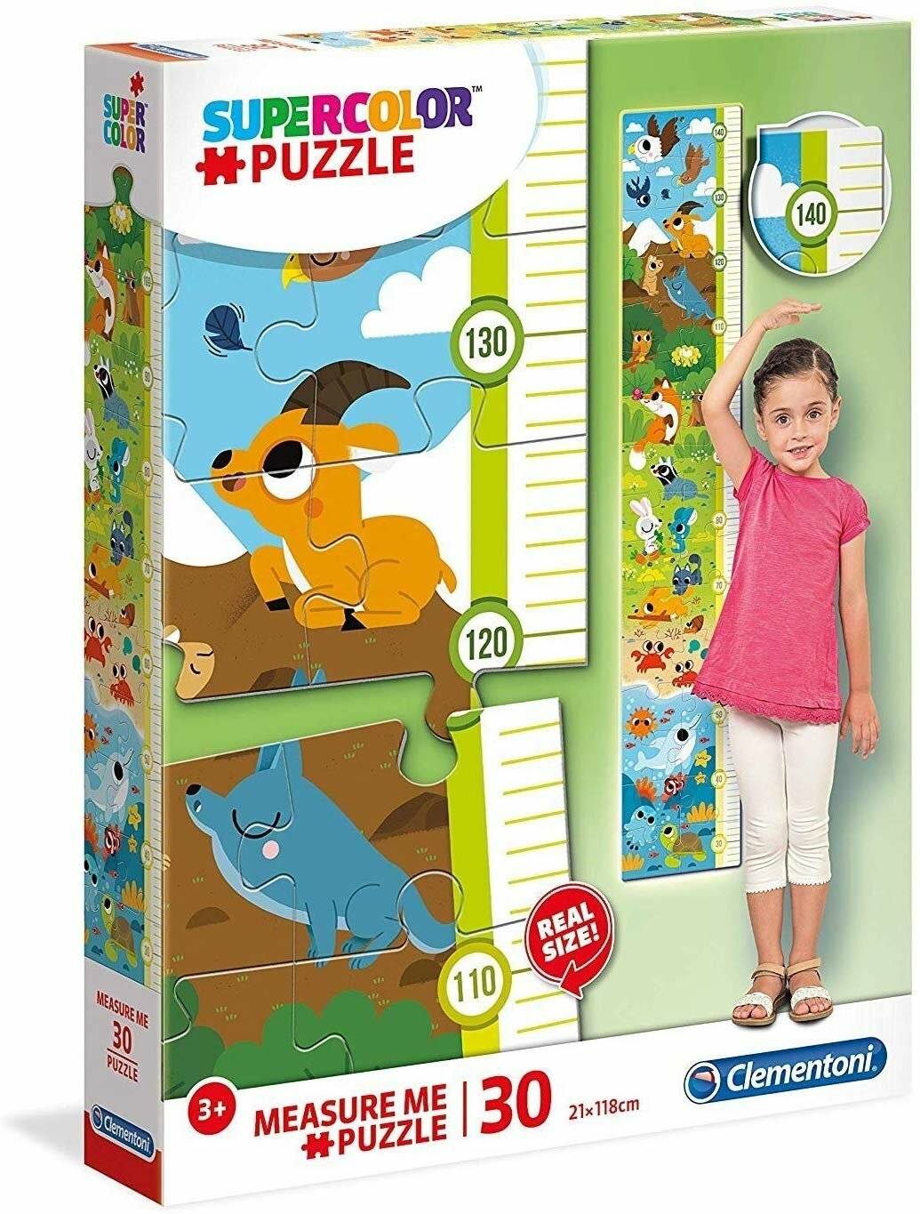 CLEMENTONI Puzzle Meterware Tiere 30 Teile
