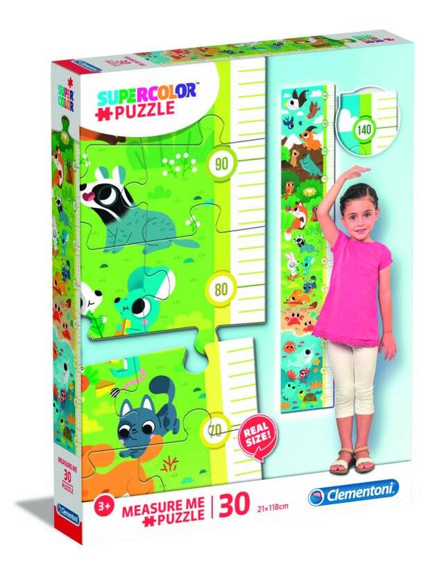 CLEMENTONI Puzzle Meterware Tiere 30 Teile