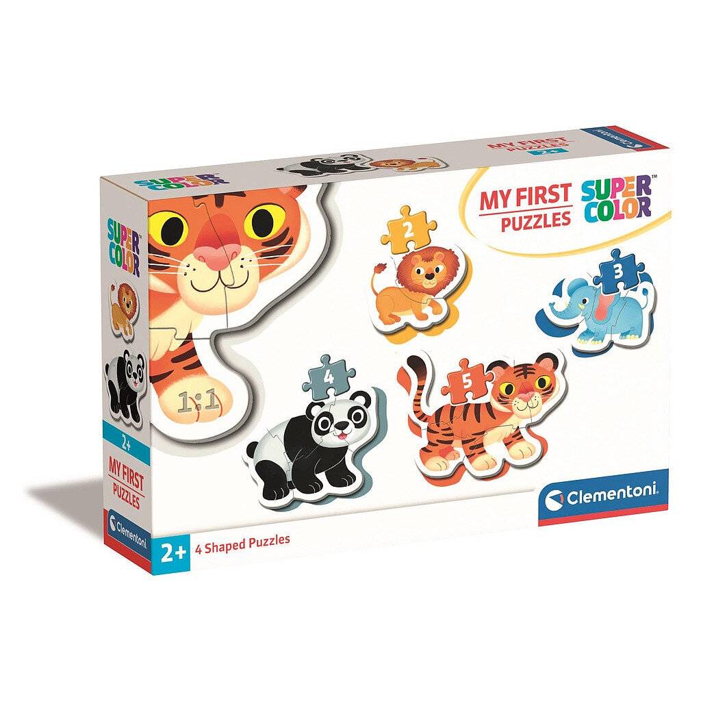 Wildtiere - Mein erstes Puzzle 3-6-9-12 Teile