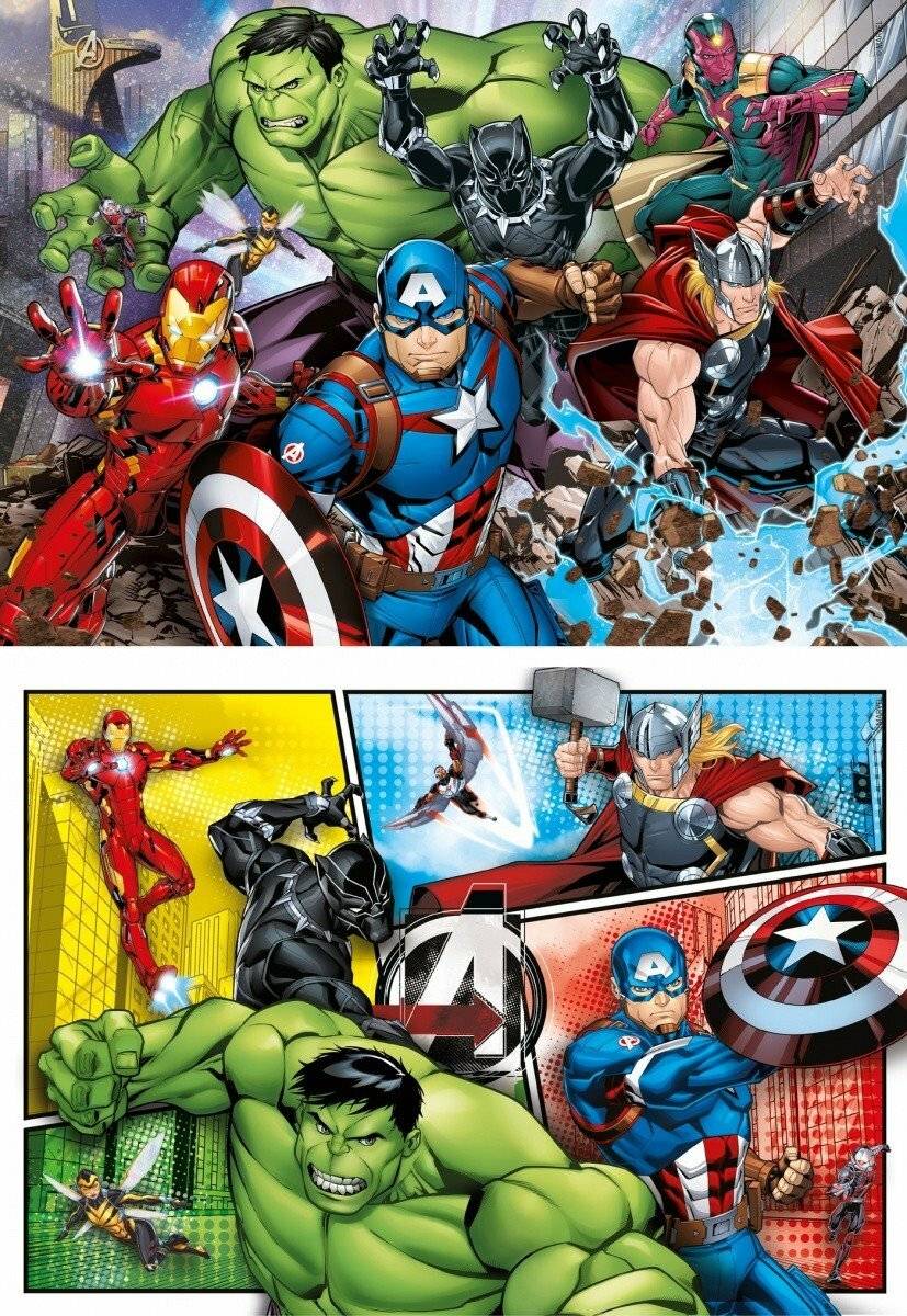 Clementoni Puzzle The Avengers, 2x60tlg.