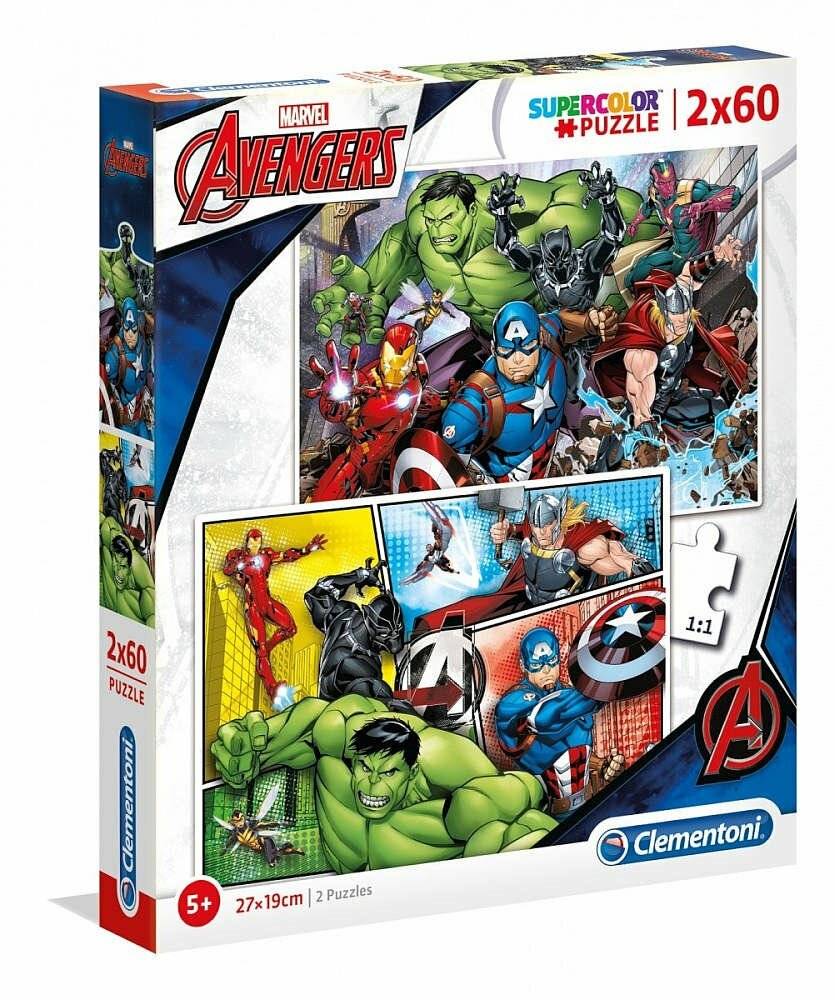 Clementoni Puzzle The Avengers, 2x60tlg.