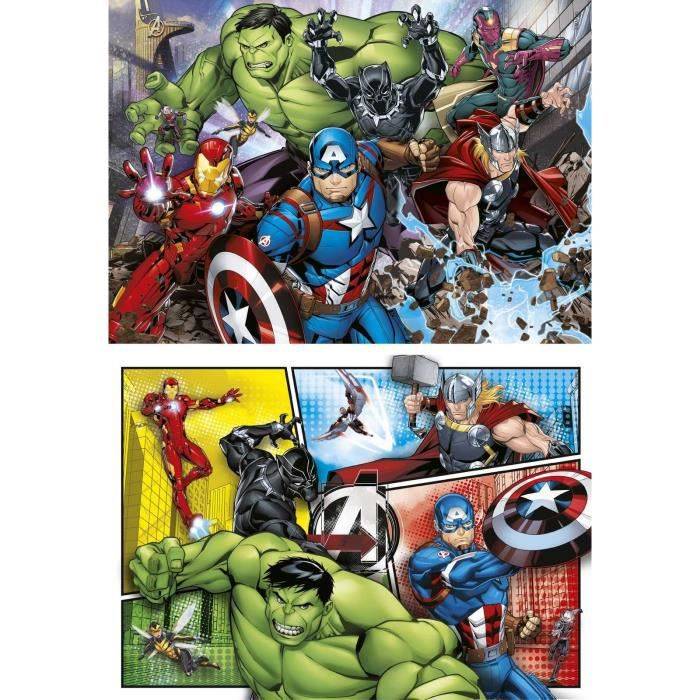 THE AVENGERS Puzzle SuperColor 2X60 Teile