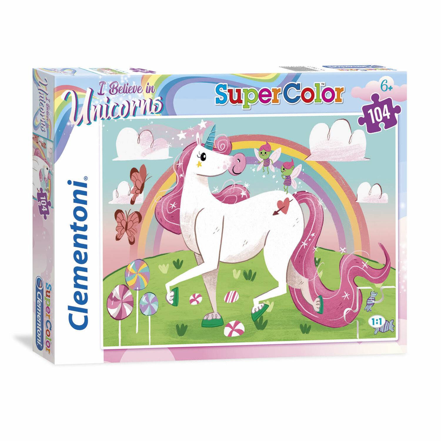 Clementoni 104 Pcs.Puzzle I Believe In Unicorns 27