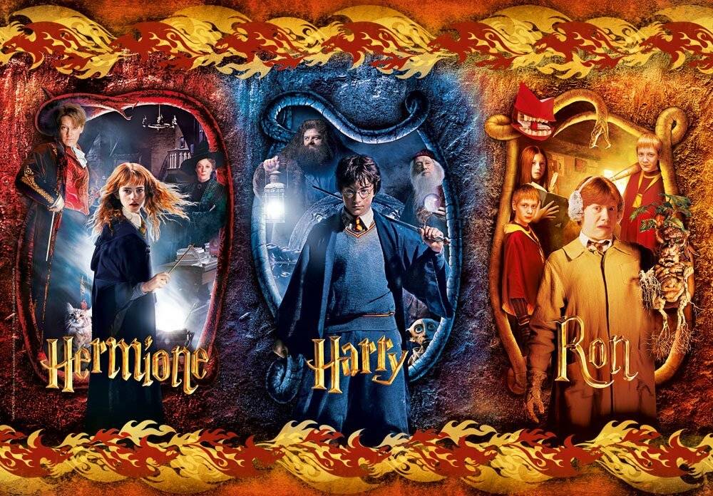Harry Potter Harry, Ron und Hermine puzzle 104pzs