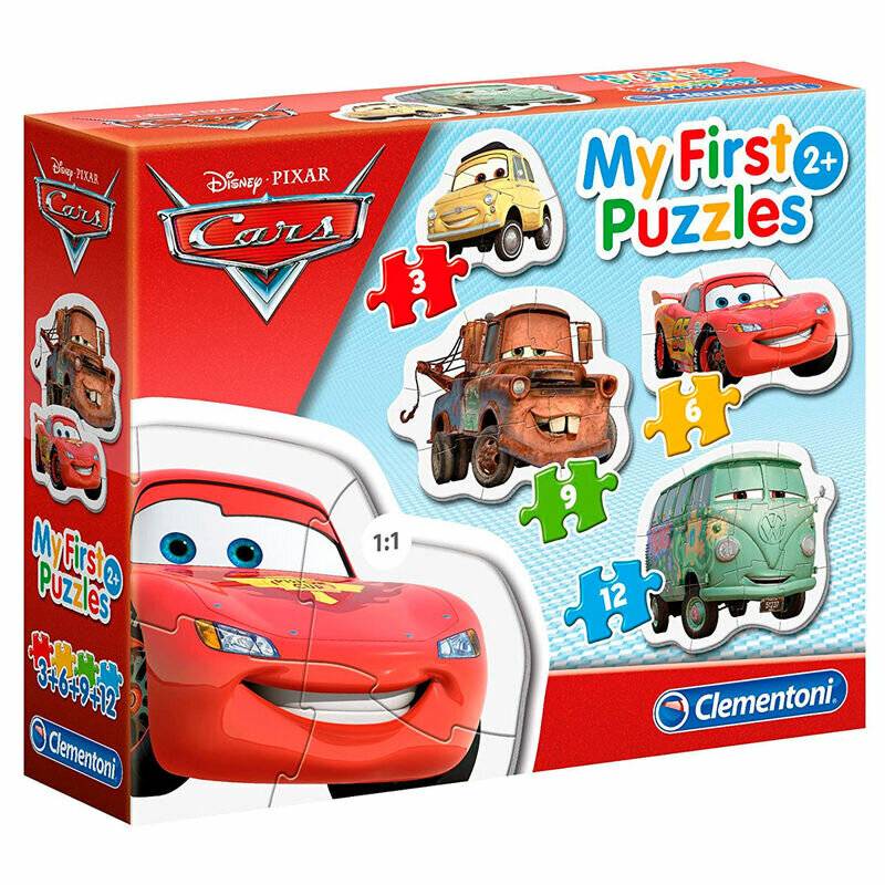CLEMENTONI Mein erstes Puzzle Autos 4in1 (3,6,9,12 Teile)