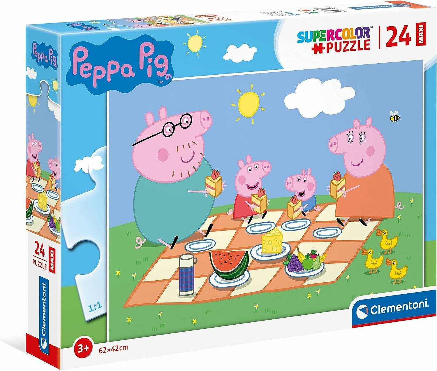 Clementoni Maxi Puzzle Peppa Pig, 24 Teile.