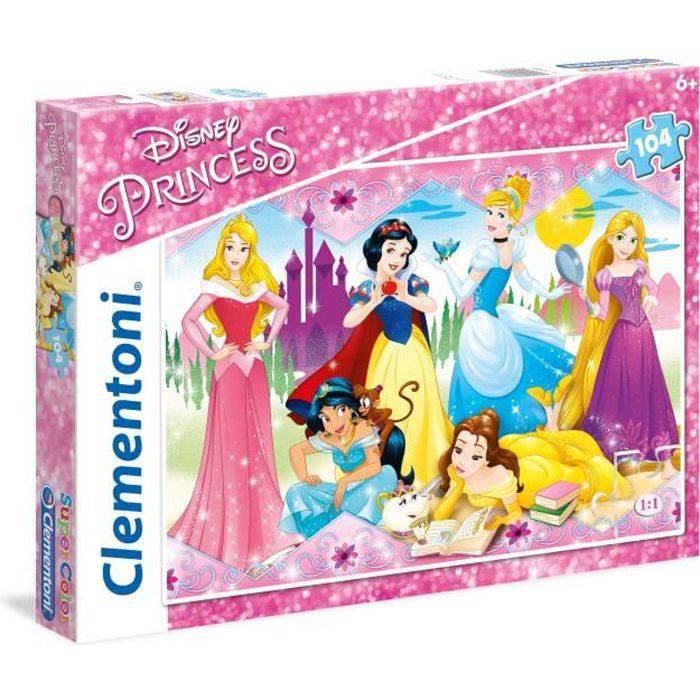 DISNEY PRINCESSES Puzzle 104 Teile - 48 x 33 cm