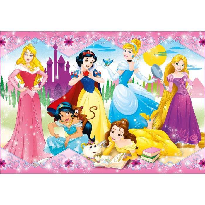 DISNEY PRINCESSES Puzzle 104 Teile - 48 x 33 cm
