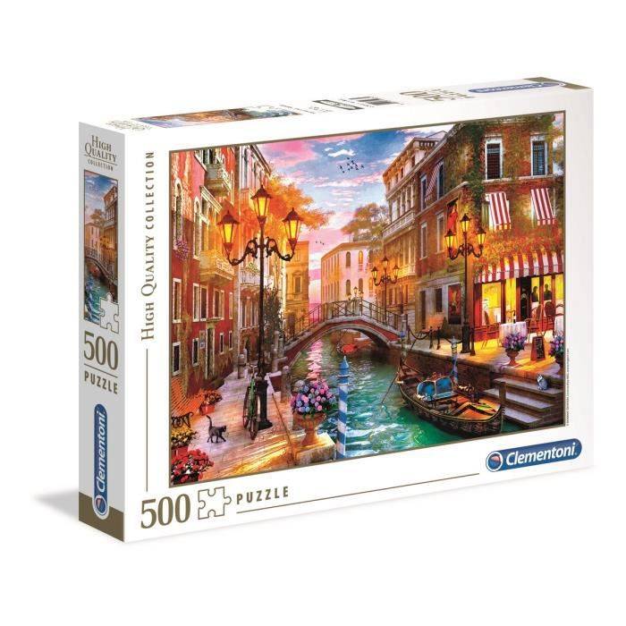 CLEMENTONI - 35063 - 500 Teile - Sonnenuntergang über Venedig