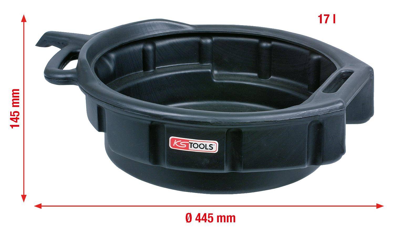 KS TOOLS Auffangwanne 17 Liter, Ø 445 mm
