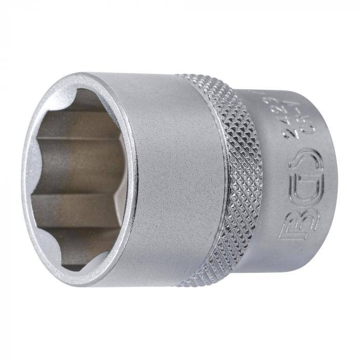 Steckschlüssel-Einsatz Super Lock - Chrom-Vanadium-Stahl - Antrieb Innenvierkant 12,5 mm (1/2 ") - Schlüsselweite 23 mm