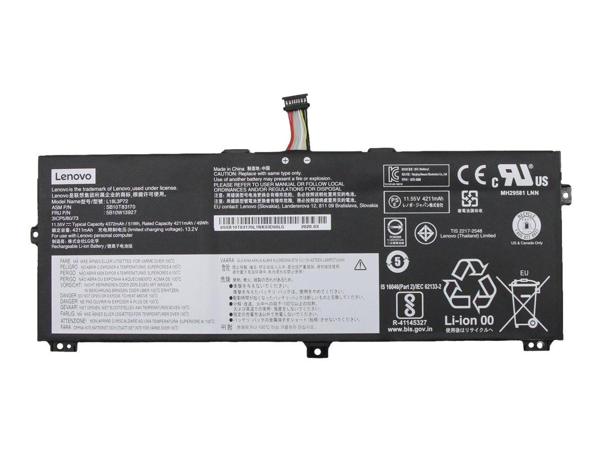 Lenovo - Laptop-Batterie - Lithium-Ionen - 3 Zellen