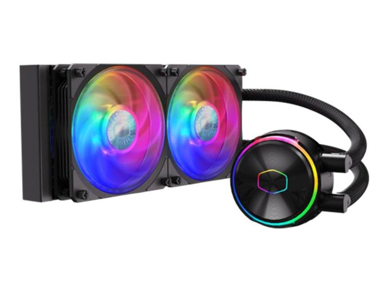 Cooler Master MasterLiquid PL240 FLUX - Prozessor-Flüssigkeitskühlsystem - Kühlergröße: 240 mm - (für: LGA1156, AM2, AM2
