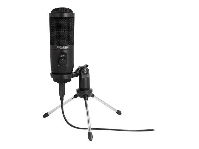 Delock - Mikrofon - USB - Schwarz