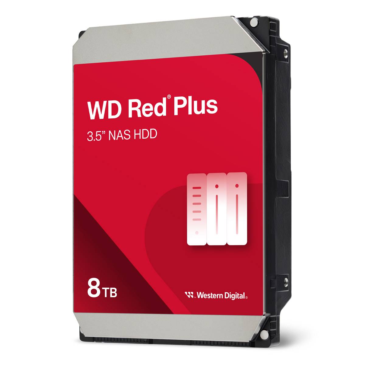 WD Red Plus 8TB 128MB 3,5 Zoll SATA 6Gb/s - interne NAS-Festplatte (CMR)