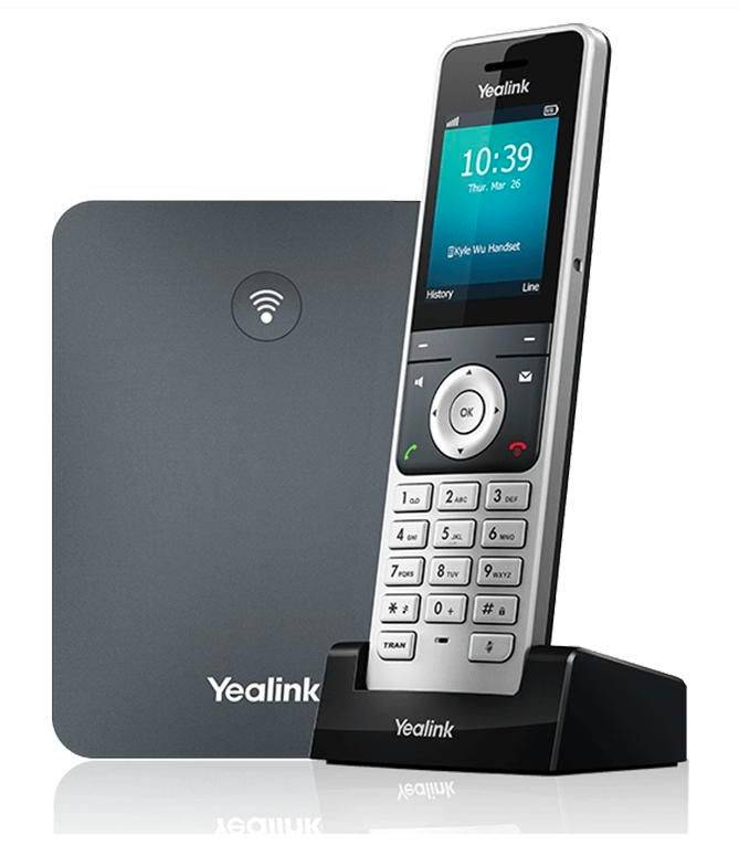 Yealink W76P - Schnurloses Telefon / VoIP-Telefon mit Rufnummernanzeige