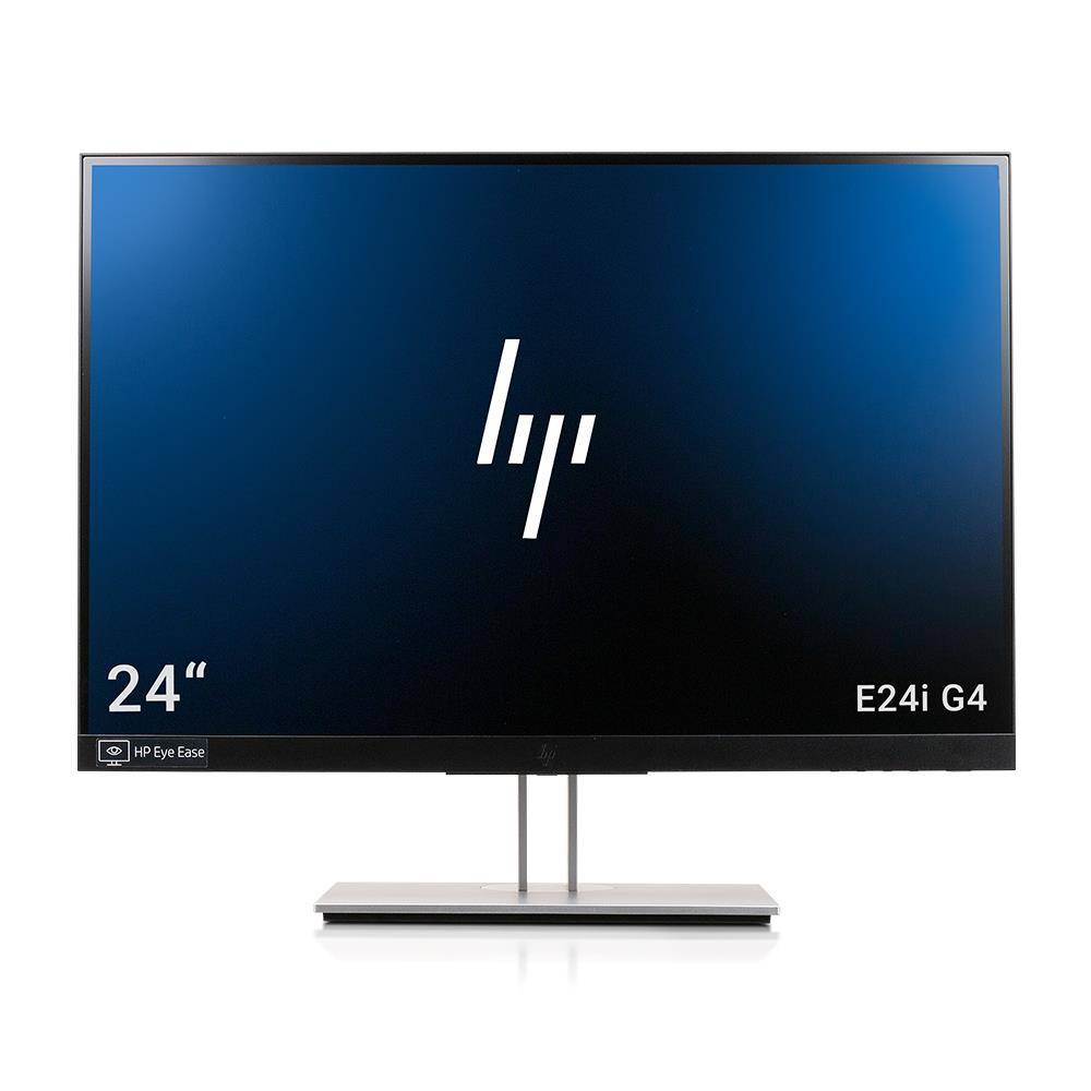 HP E24i G4 (B-Ware) 61,0cm (24") TFT-Monitor (LED, WUXGA, IPS, Pivot, HDMI + DP + VGA + USB) Silber