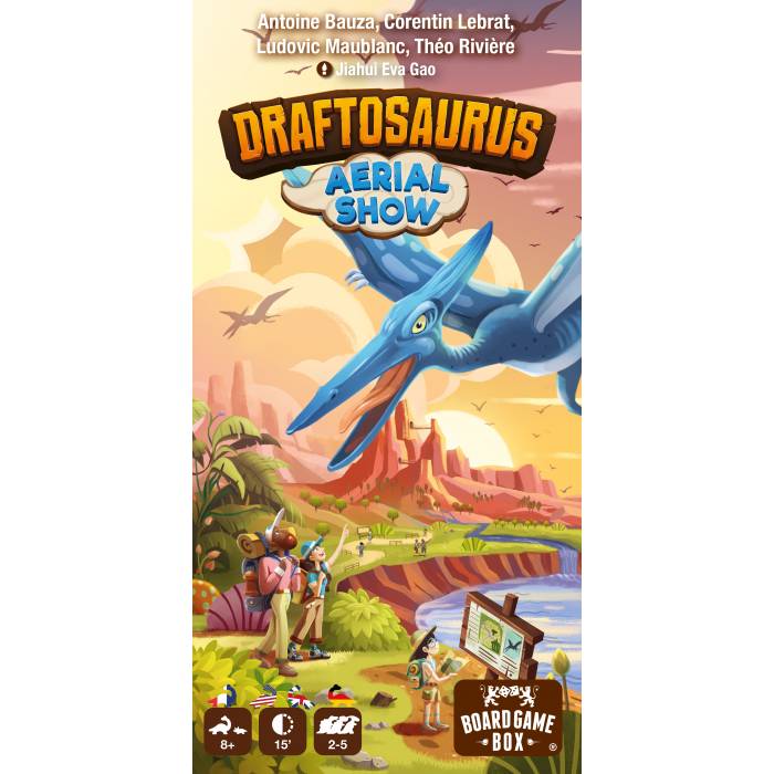 Board Game Box - Draftosaurus + 2 Erweiterungen (Aerial Show + Marina)