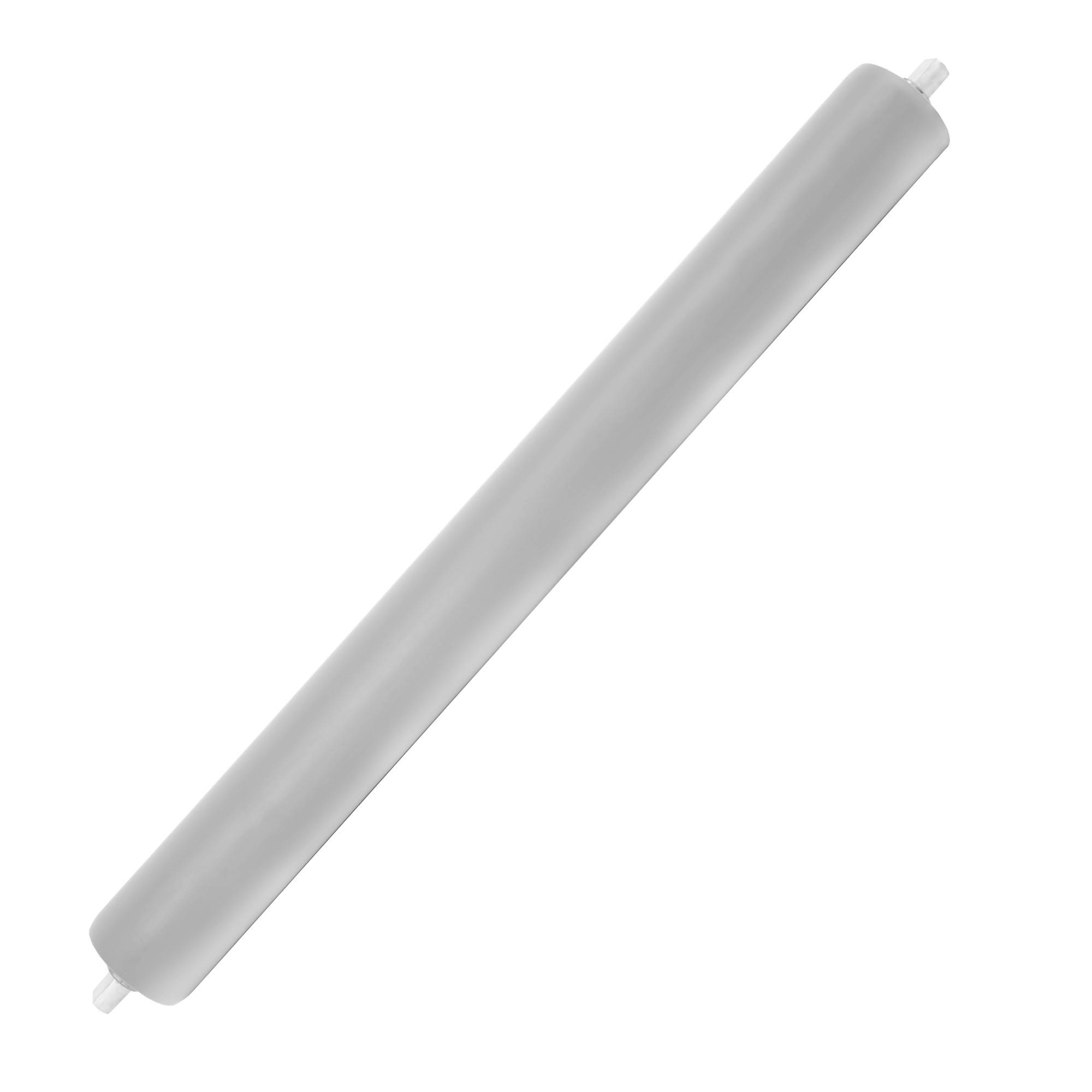 SCHMIDT systemprofile Tragrolle 400mm Ø 42mm Stahl Rollenbahn Untergurtrolle Rolle für Förderband mit Gummiüberzug
