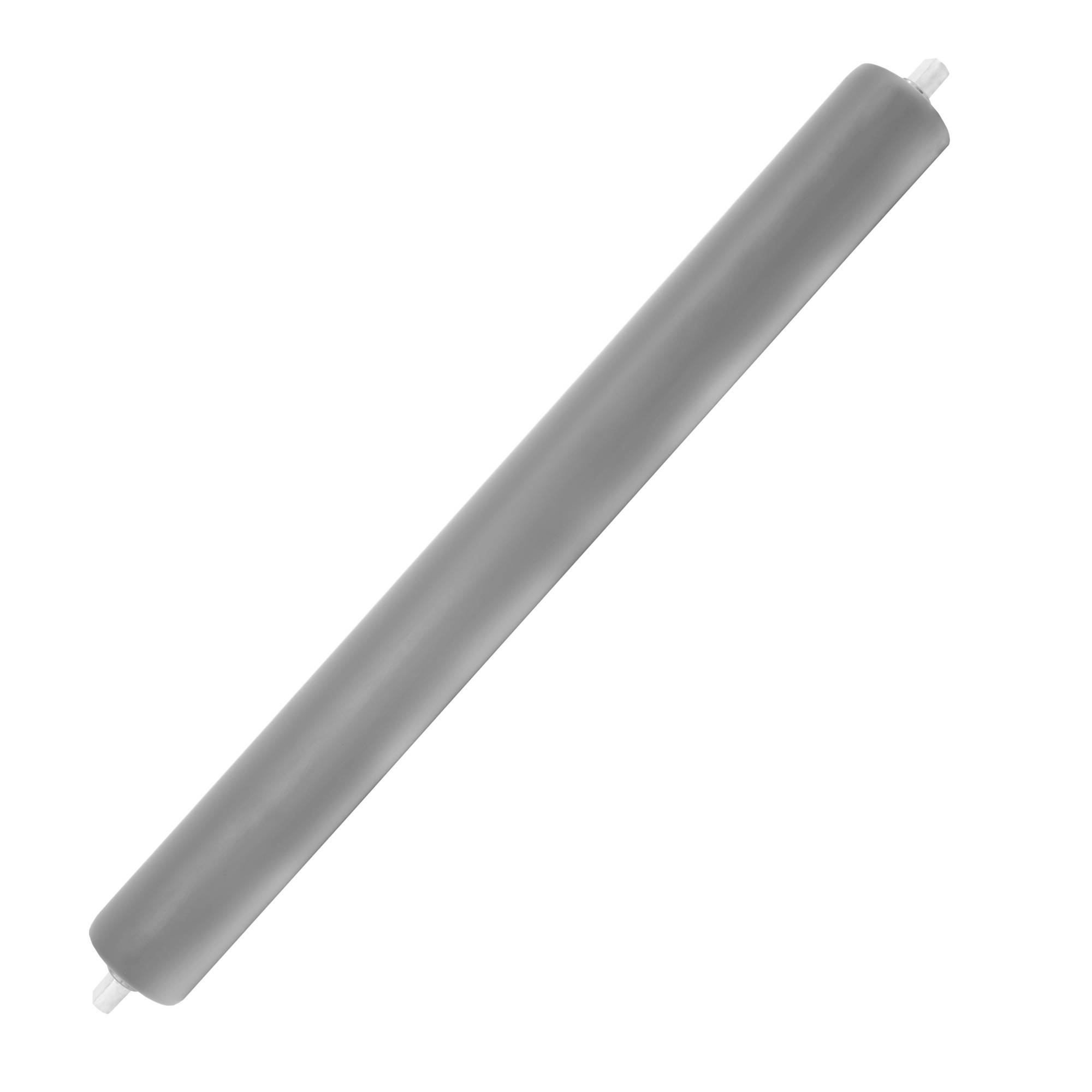 SCHMIDT systemprofile 10x Tragrolle 400mm Ø 42mm Rollenbahn Untergurtrolle Rolle für Förderband mit Gummiüberzug