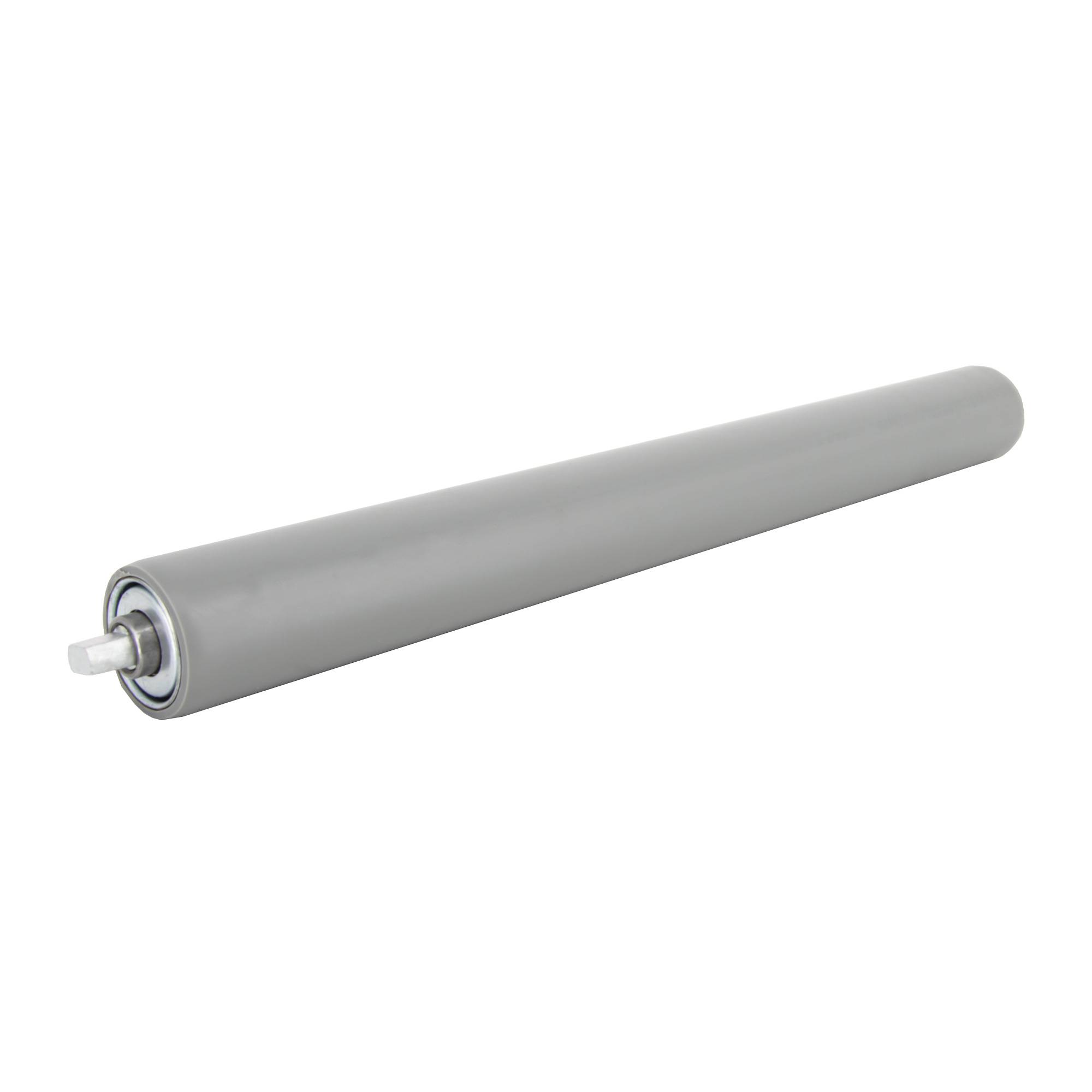 SCHMIDT systemprofile Tragrolle 500mm Ø 42mm Rollenbahn Untergurtrolle Rolle für Förderband mit Gummiüberzug