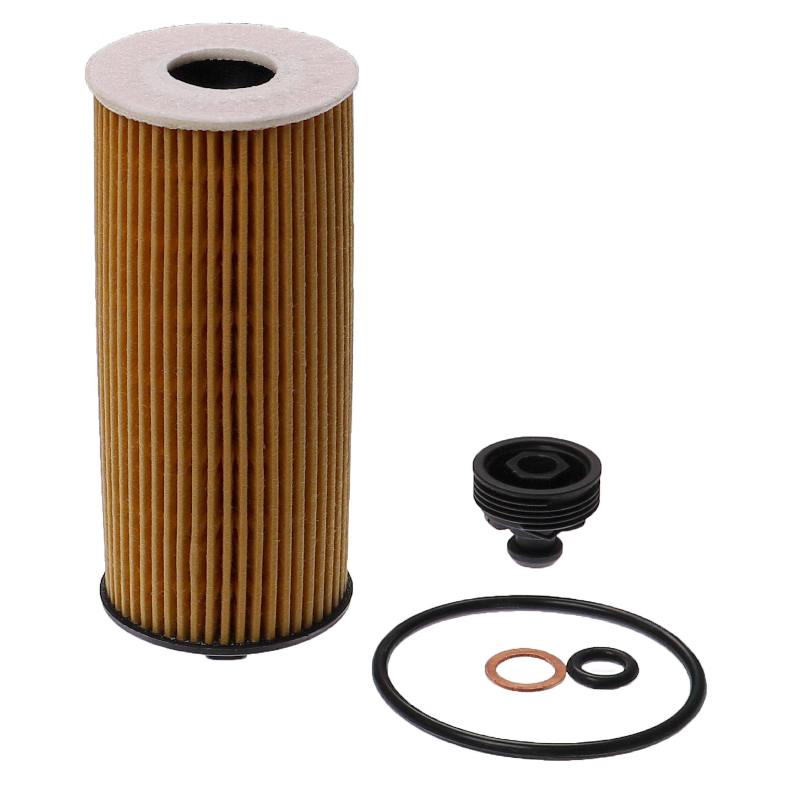 vhbw 2x Raumfilter kompatibel mit BMW 5er Touring 252 PS | 2017/07-2020/06 G31 530i xDrive 1998 ccm PKW, Mit Aktivkohle