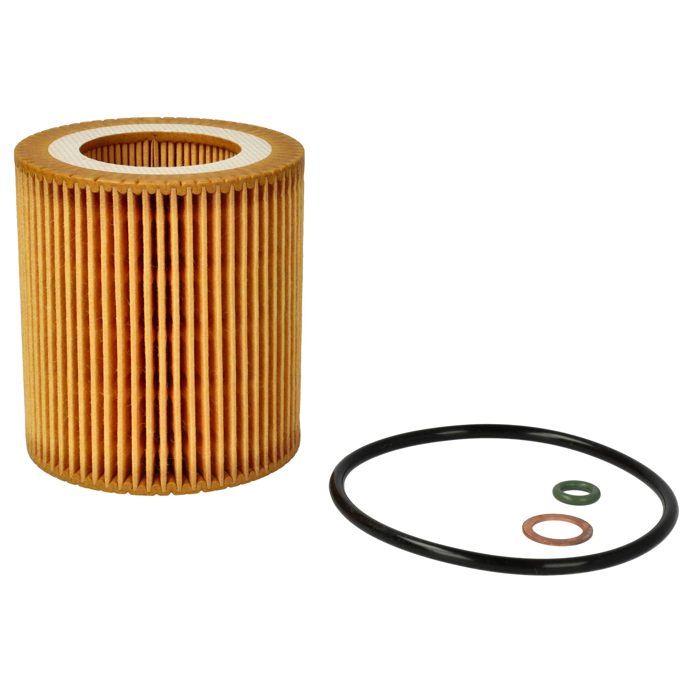 vhbw Ölfilter kompatibel mit BMW 3er 2006/03-2011/12 E90 335i 2979 ccm 240 KW 326 PS KFZ