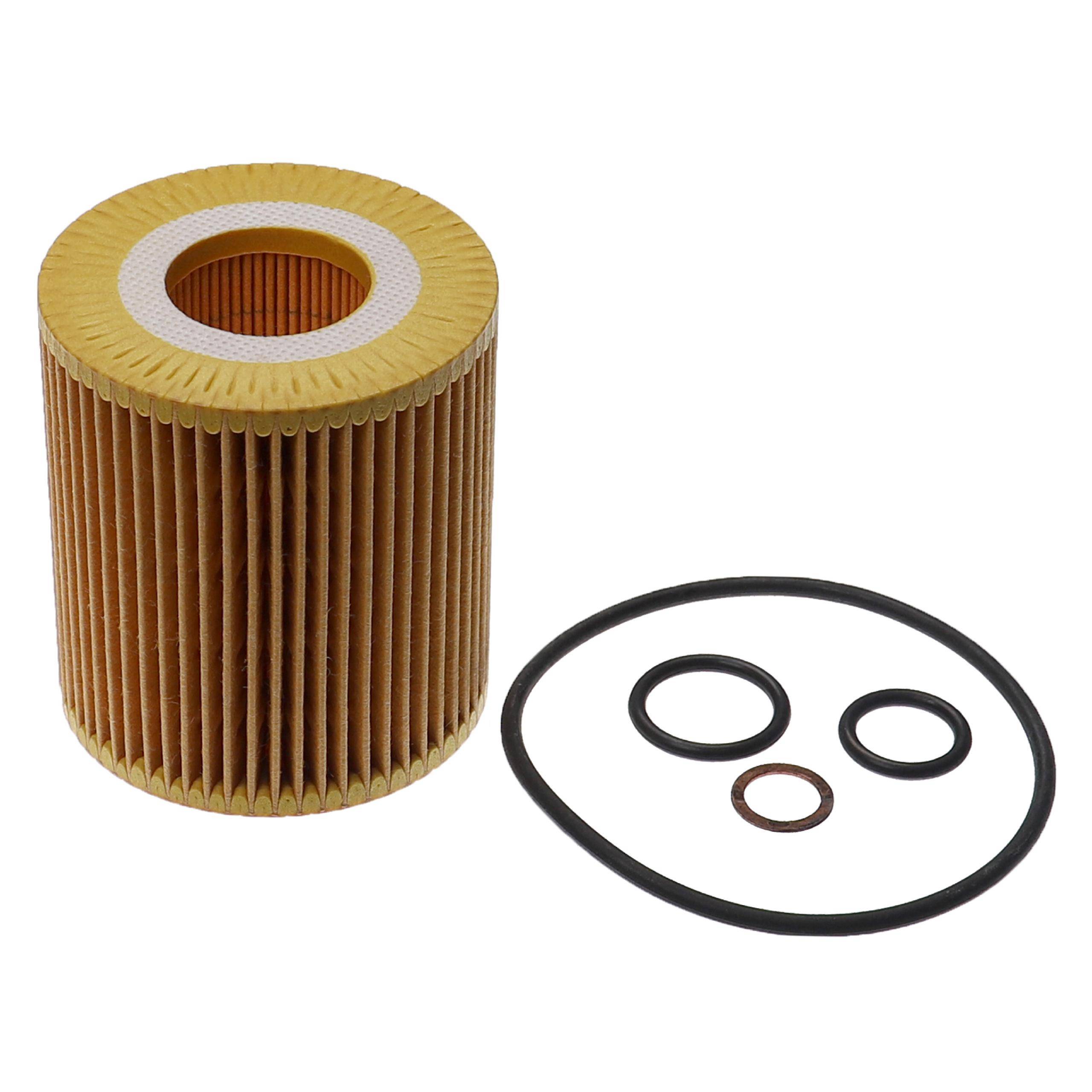 vhbw Ölfilter kompatibel mit BMW 3er Touring 2008/09-2012/06 E91 316i 1599 ccm 90 KW 122 PS KFZ