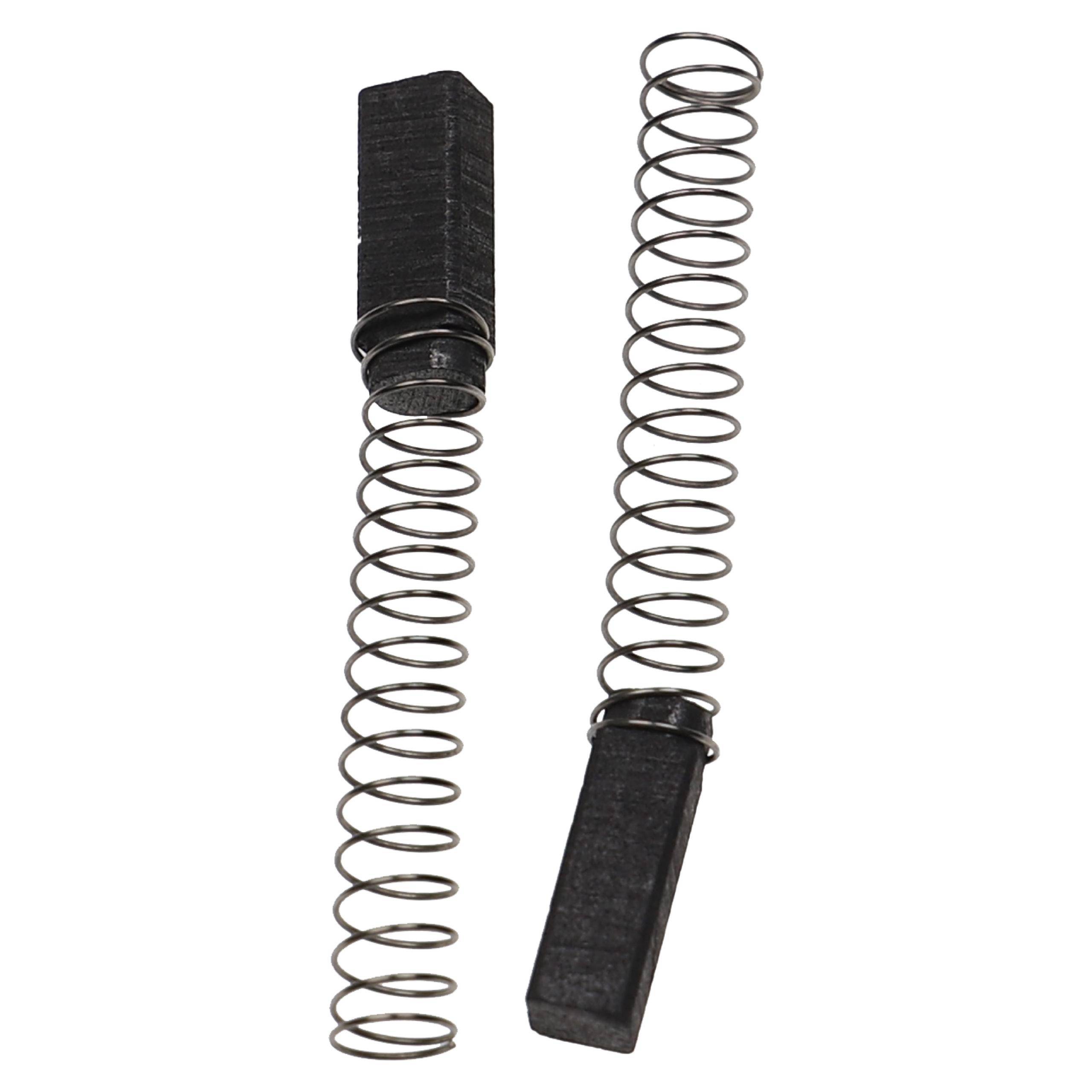 vhbw 2x Kohlebürste Motorkohle Schleifkohle 4,5 x 5 x 14mm kompatibel mit Vorwerk EB 350, 351 Elektroteppichbürste