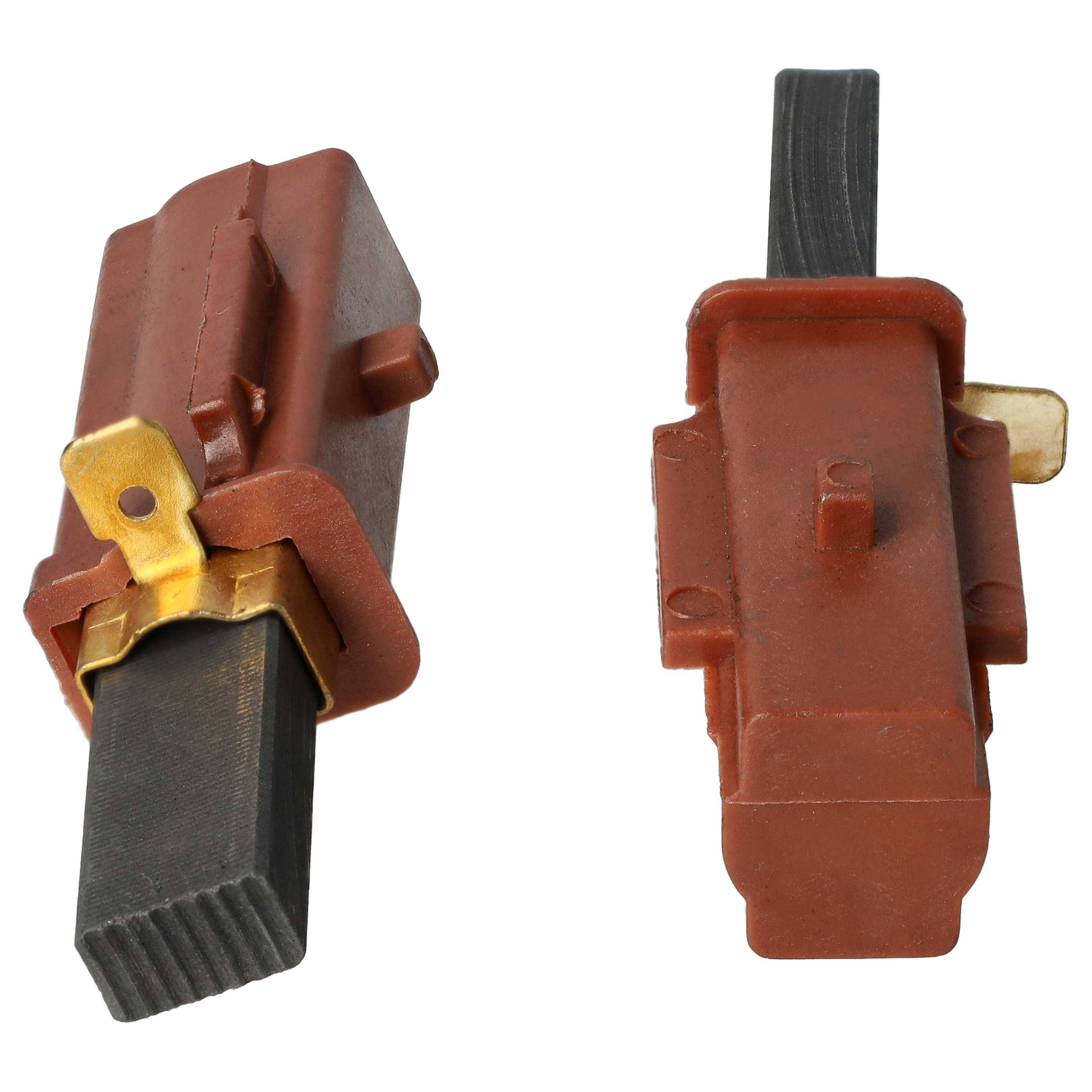 vhbw 2x Kohlebürste 6,3x11x33mm kompatibel mit Ametek Lamb | Elektromotoren Staubsauger