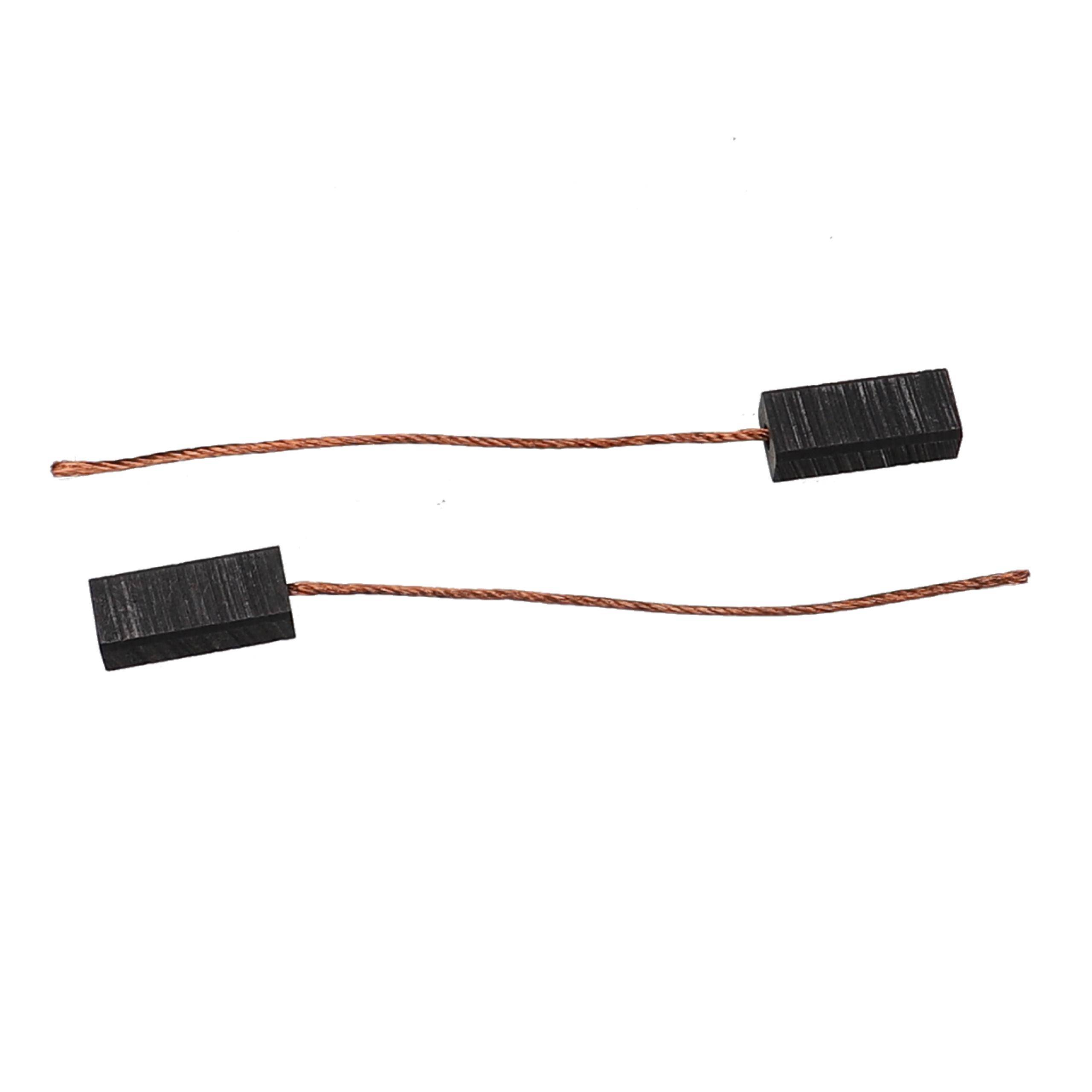 vhbw 2x Kohlebürste 4,6 x 6,35 x 15,4 mm kompatibel mit Lichtmaschine PX602 Lichtmaschine
