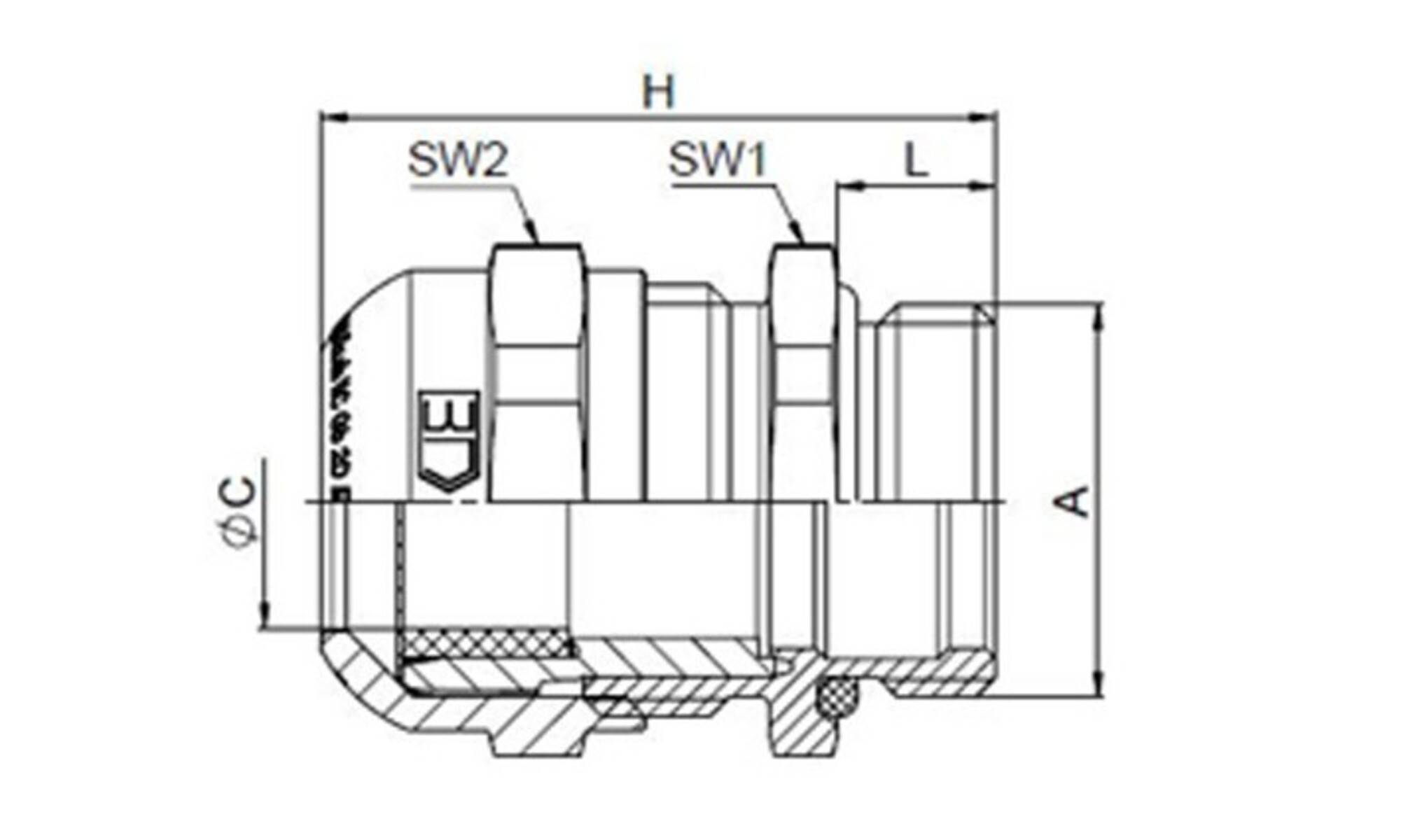 Jacob Verschraubung PERFECT plus K100-1020-00-EX