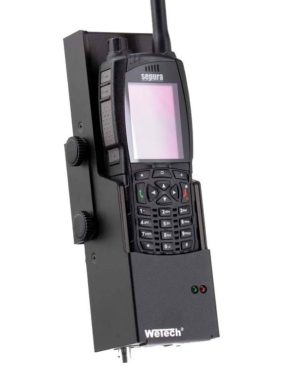 WTC1902USB, Kfz-Ladehalterung PassivPlus, 12/24V, für SEPURA SC20