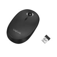 LogiLink - Maus - optisch - kabellos - 2.4 GHz, Bluetooth 4.0 - kabelloser Empfänger (USB)