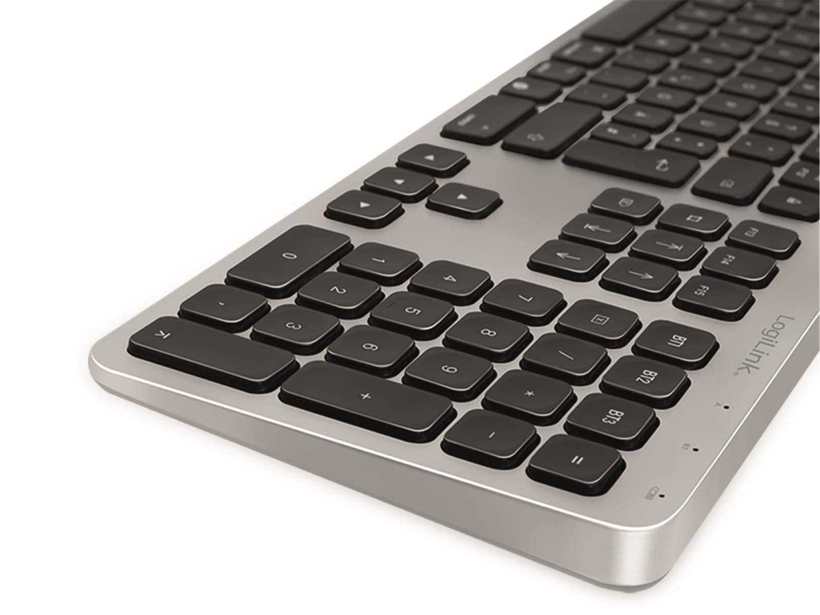 LOGILINK Bluetooth-Tastatur ID0206, grau