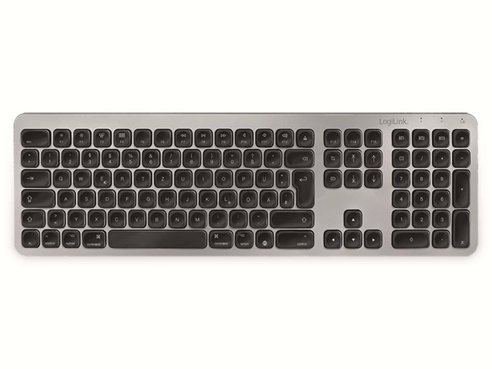 LOGILINK Bluetooth-Tastatur ID0206, grau