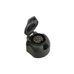 IWH KFZ-Steckdose für Anhängerkupplung, 13-polig Belastbarkeit: 20 A bei 12 V, Gehäuse aus schlagfestem